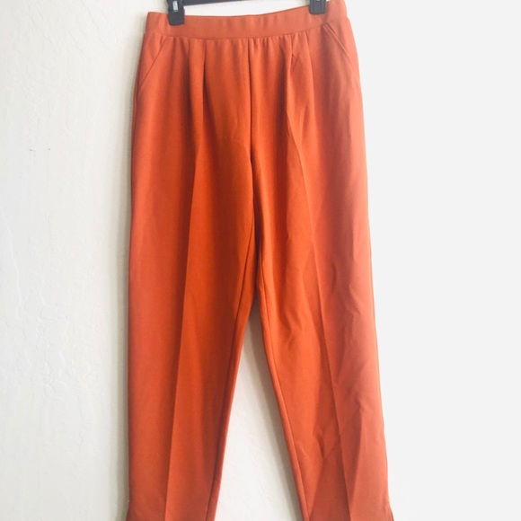 NEW MICHAEL Michael Kors rust orange dress pants size Medium - Picture 5 of 7